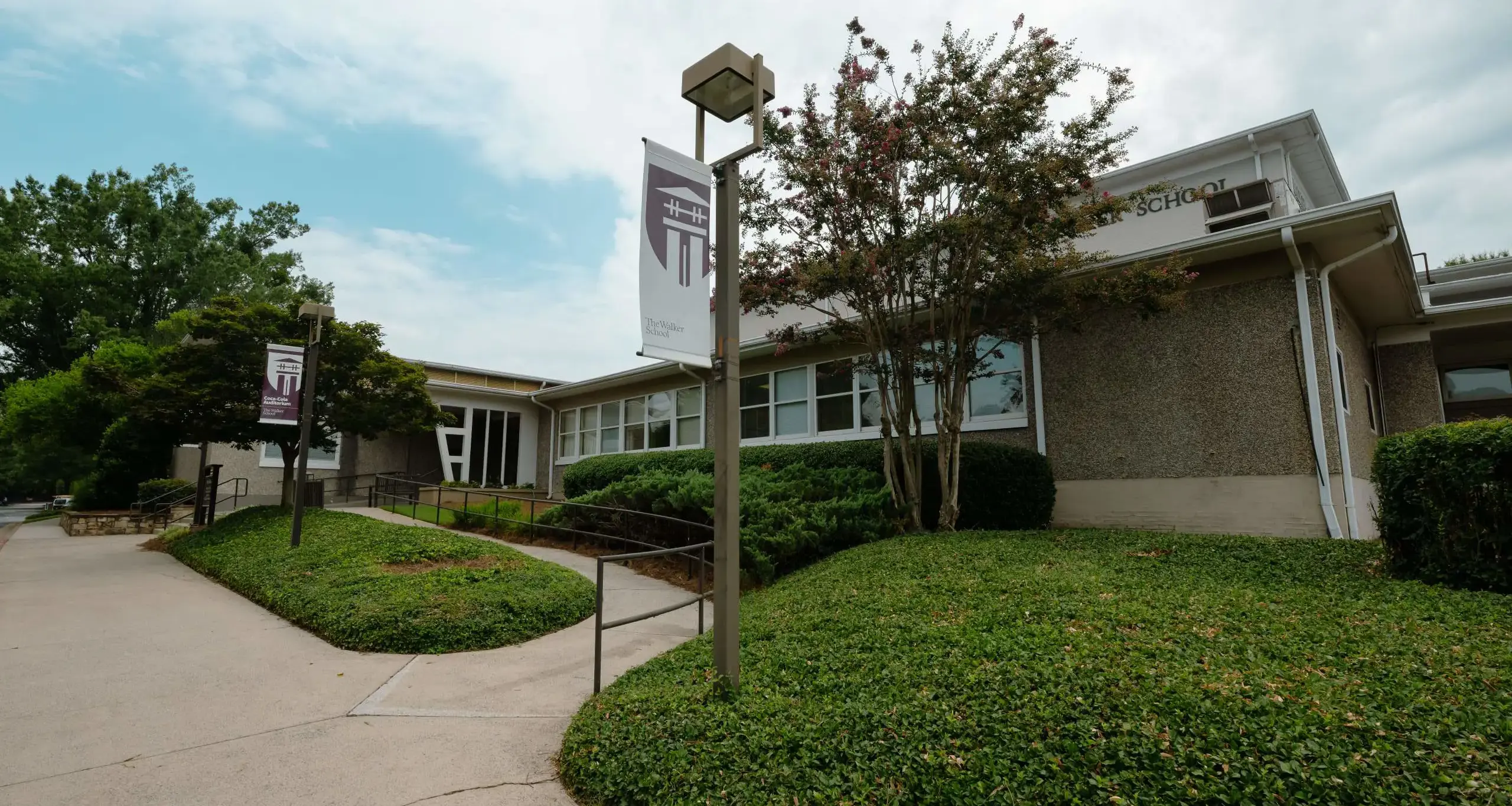 Exterior of administrative building