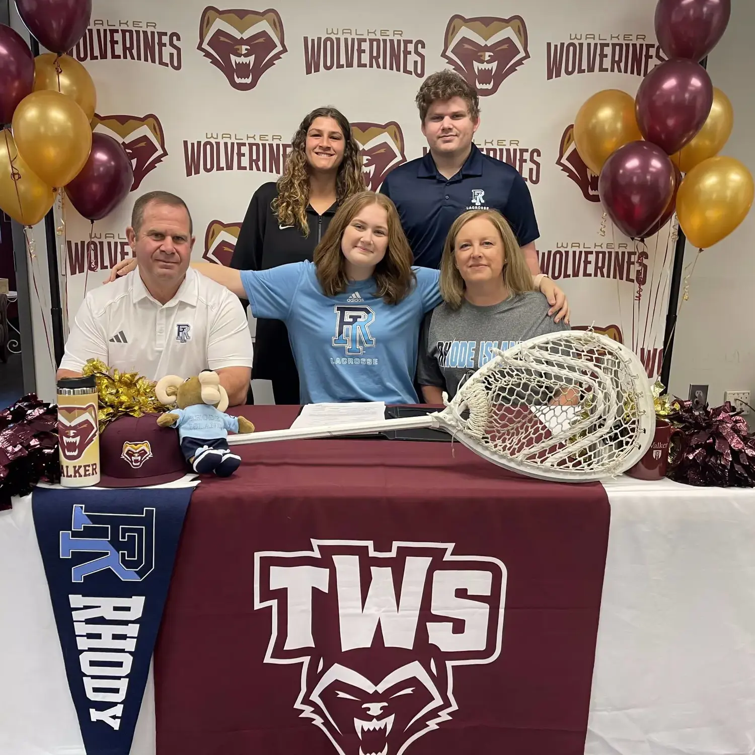 Students and teachers at a signing day